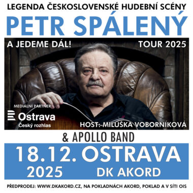 Petr Spálený & Apollo band – Jedeme dál tour 2025