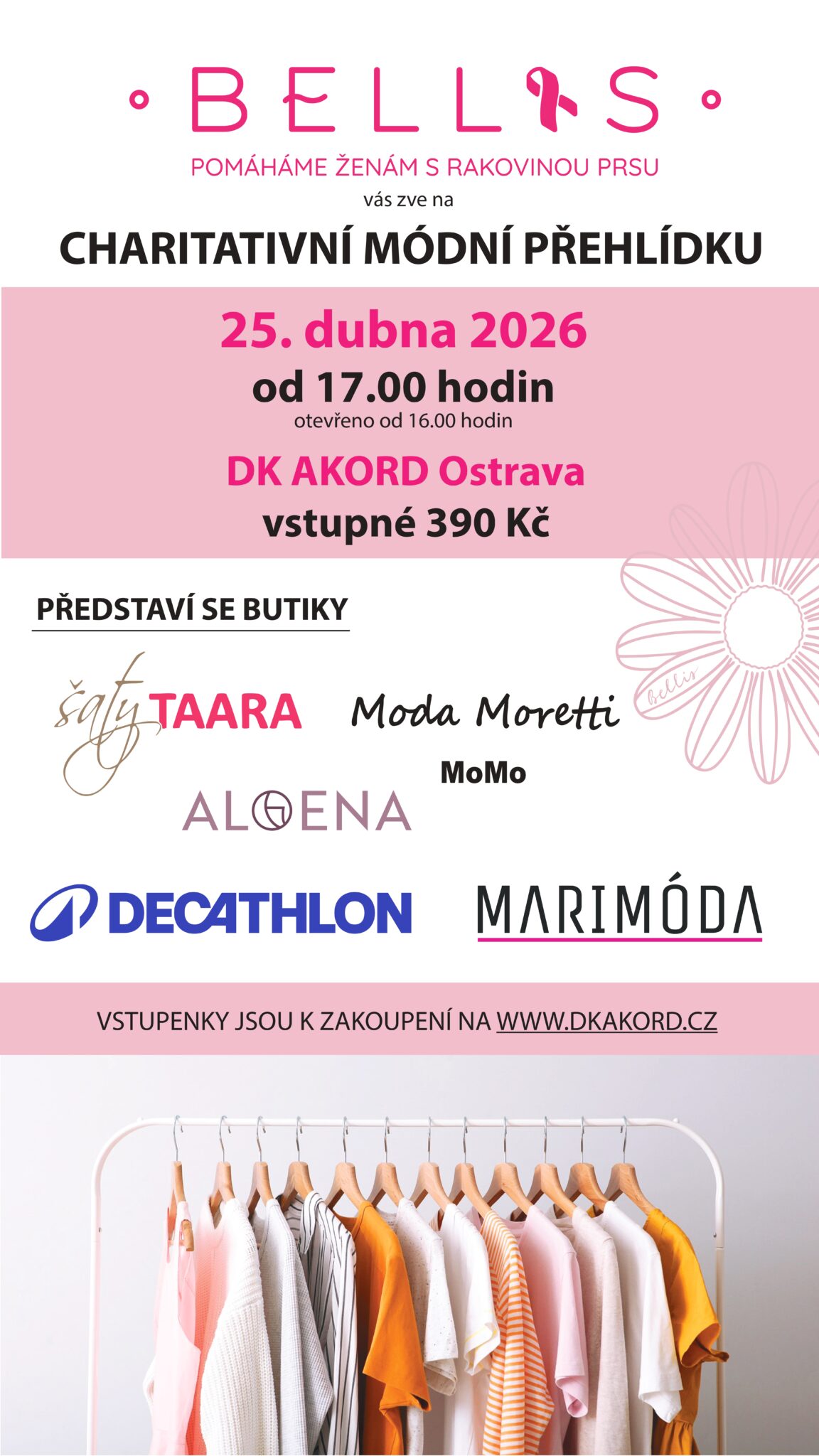 Charitativní módní přehlídka Bellis 2026
